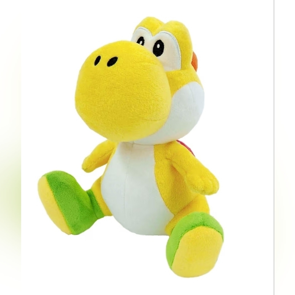 NWOT Hanging Super Mario Bros Yellow Yoshi Plush